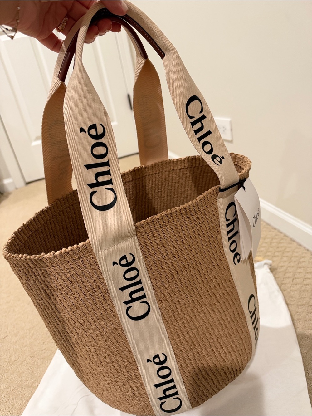 Authentic Chloé Woody Large Basket - Picture 9 of 14